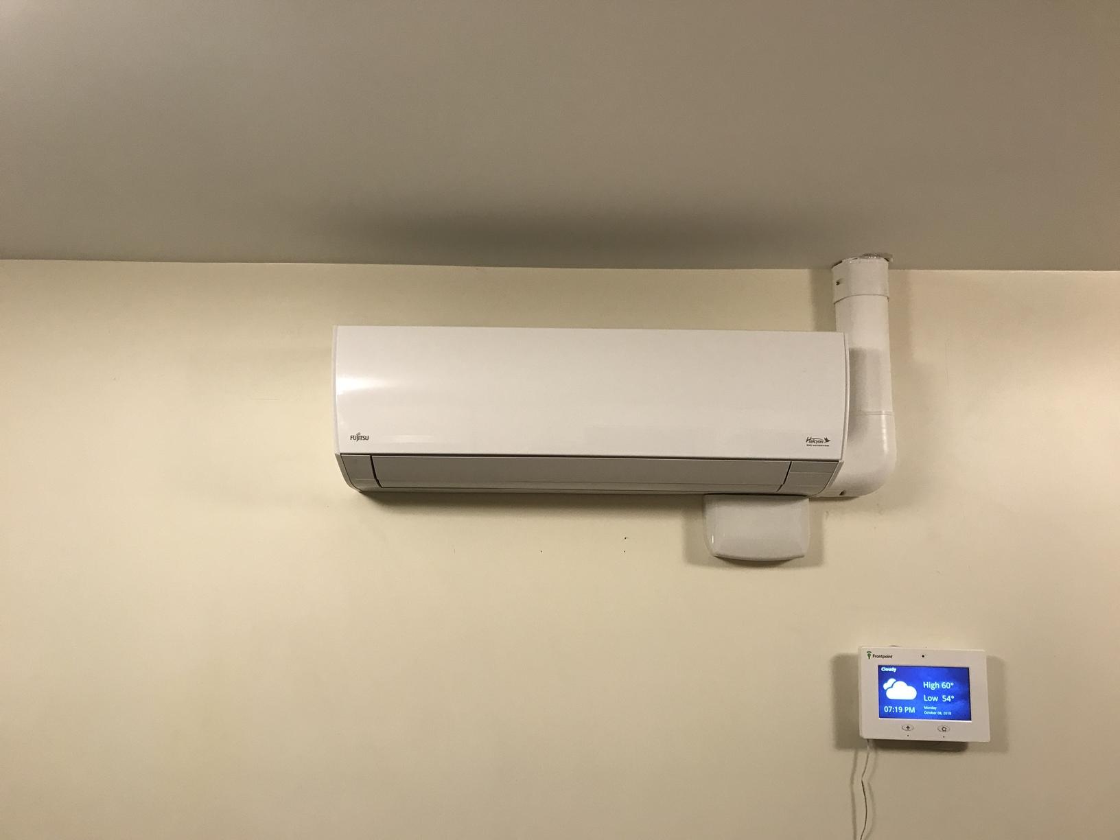 Air Conditioning Ductless Heat Pump Install in East Bridgewater, MA