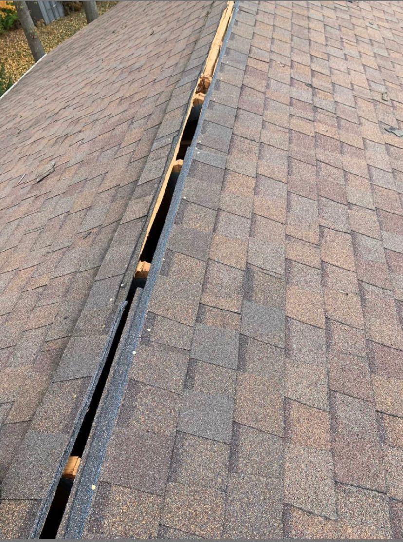 Roof Repair Ridge Vent Repair in Gahanna, OH (Almost) Finished Ridge Vent Repair in Gahanna, OH