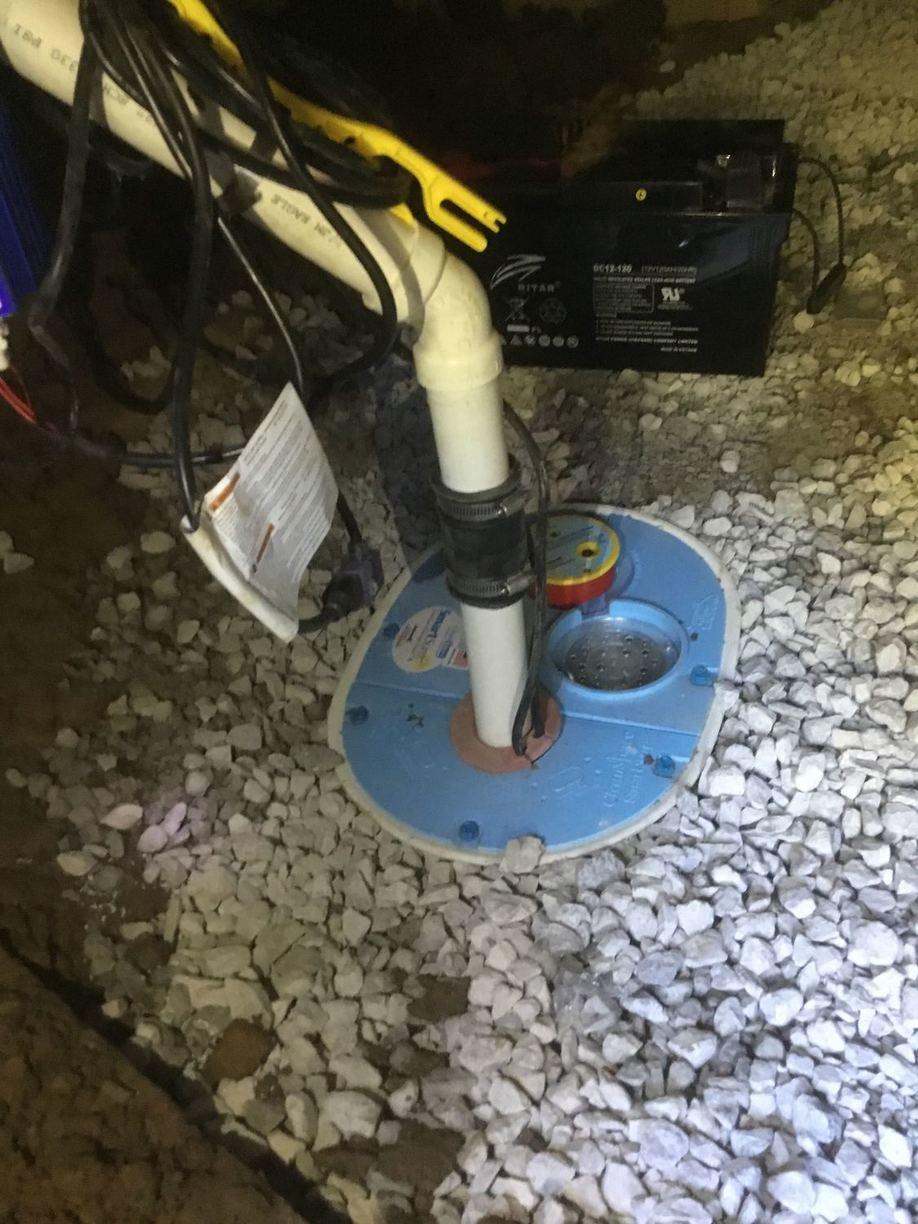 Sump Pumps Kentucky Crawl Space Kept Dry with the SmartSump and