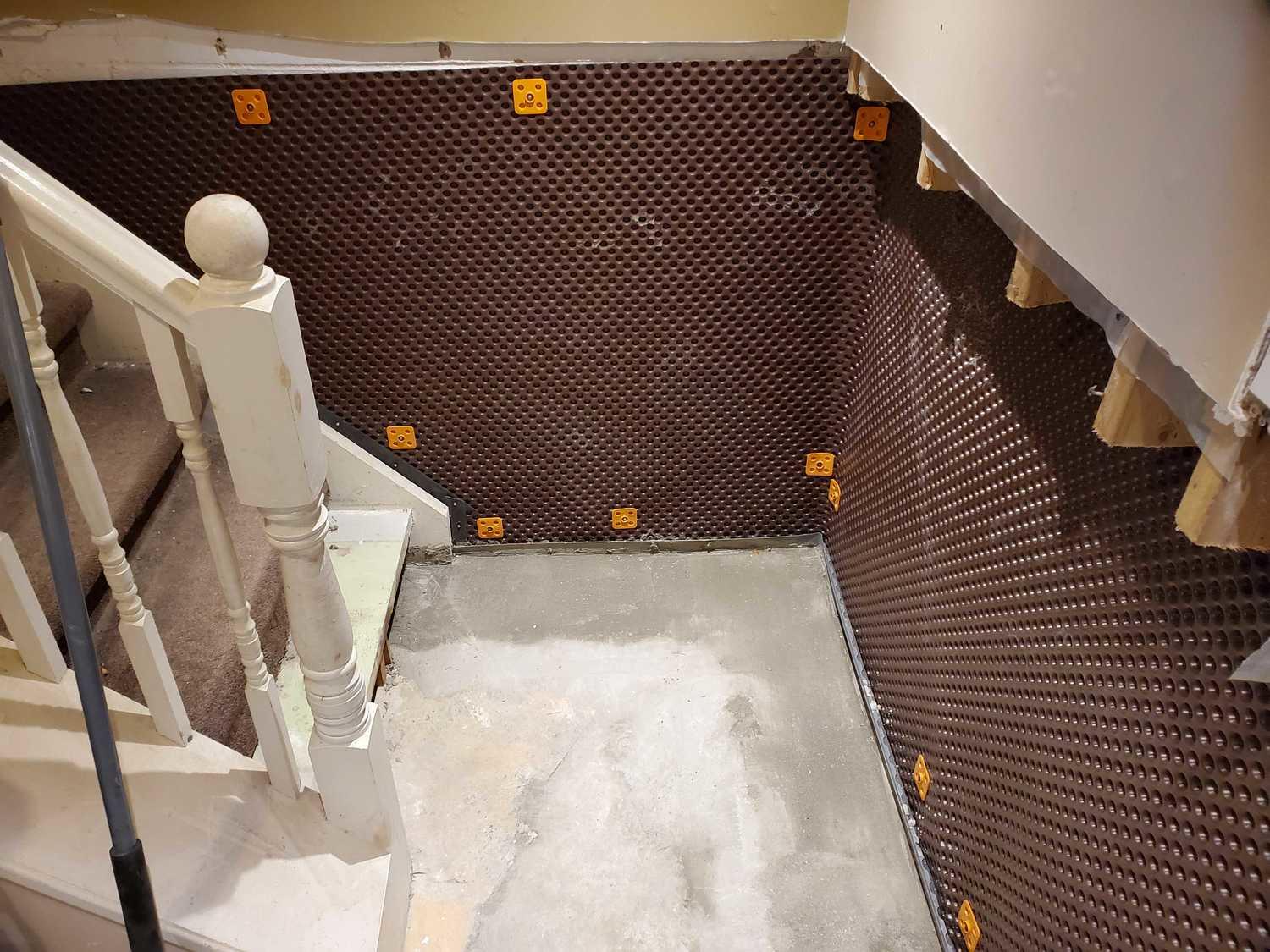Basement Waterproofing Full perimeter waterproofing in Hamilton, ON