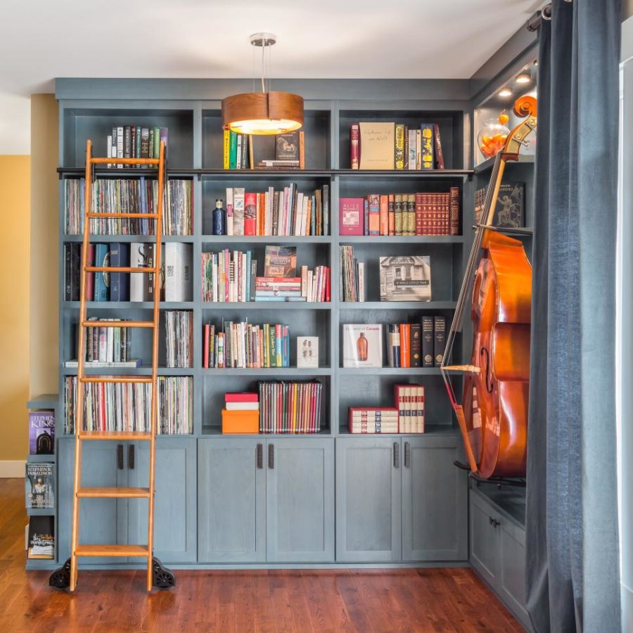 Modern Home Library Ideas for Bookworms and Butterflies