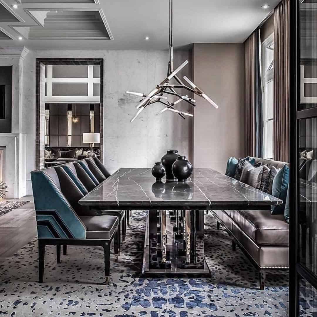 Dining room upgrades with hints of masculine beauty