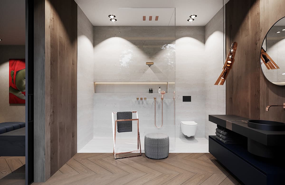 Bathroom bench and stool ideas to enhance tranquility in that room