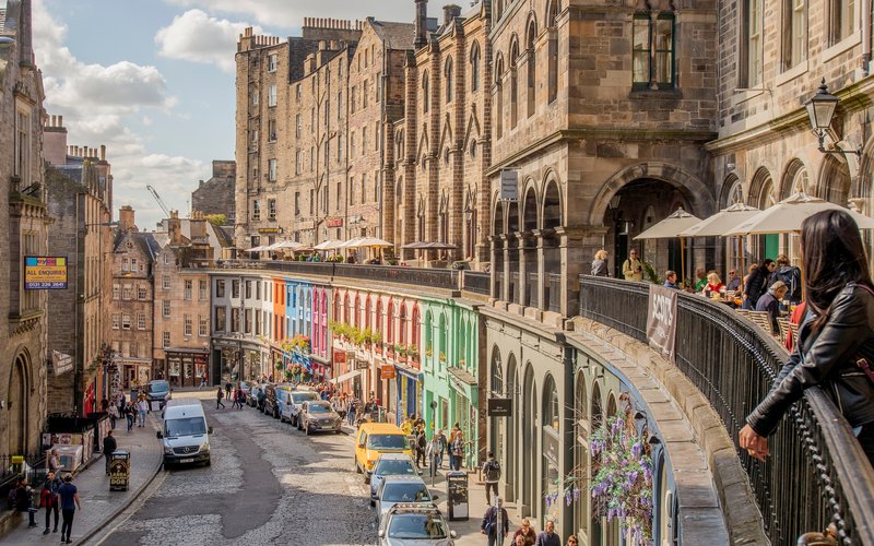 West Bow (Victoria St) just off Royal Mile Edinburgh Self Catering