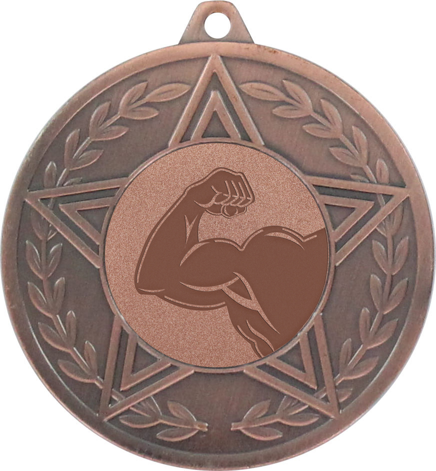 Sirius Strongman Medal Bronze 50mm (2")