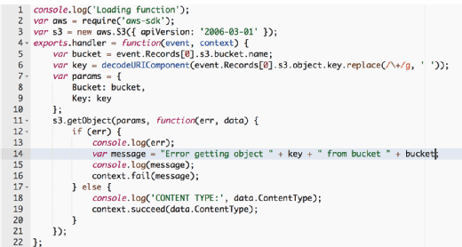 Set up and configure an AWS Lambda function