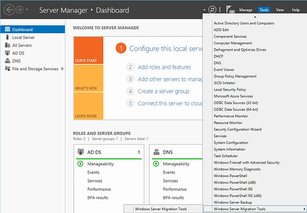 Ease migrations with Windows Server Migration Tools cmdlets