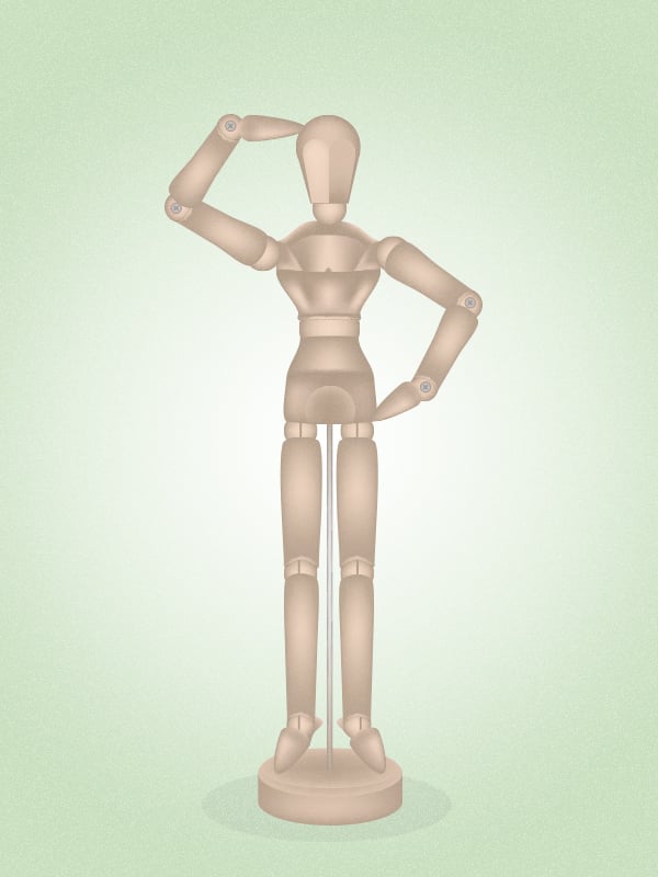 Create a Simple Drawing Manikin with Gradient Mesh in Illustrator