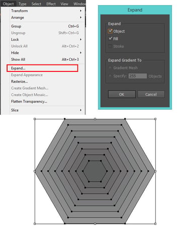 How to Create a Blended Hexagonal Print Design in Adobe Illustrator