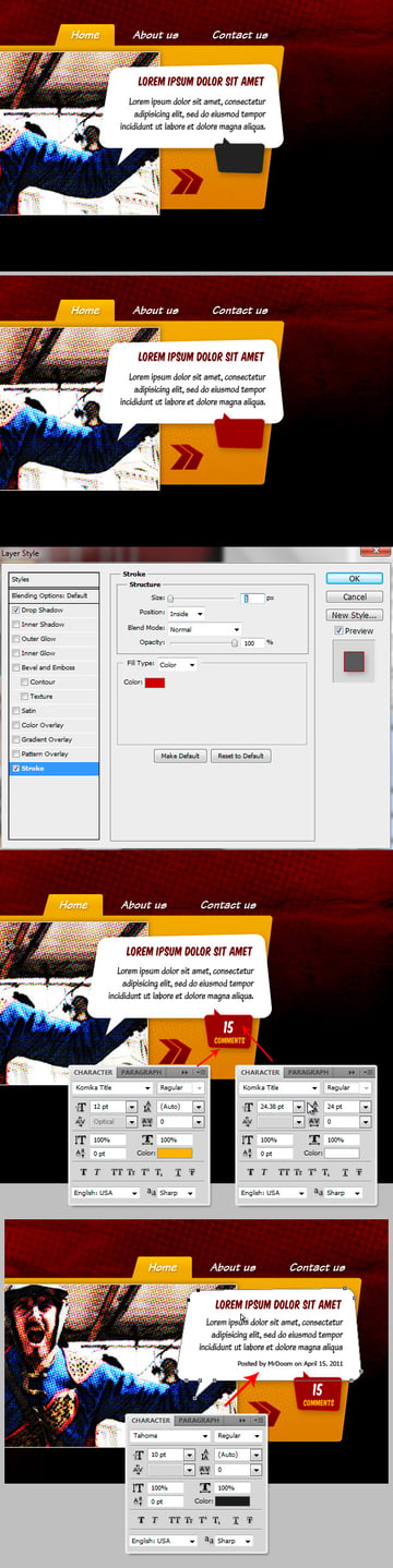 Create a Comic Book Themed Web Design, to HTML + CSS (Part 1)