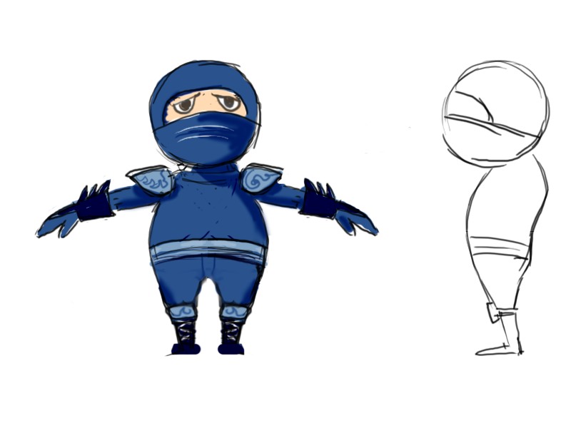 Creating A Low Poly Ninja Game Character Using Blender Part 2