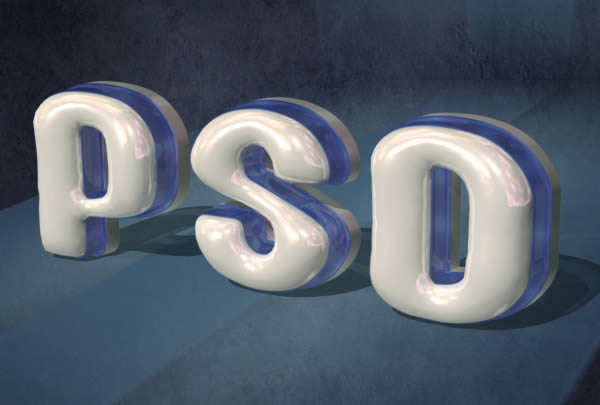 Create Glossy, Plastic, 3D Text in CS5 Extended