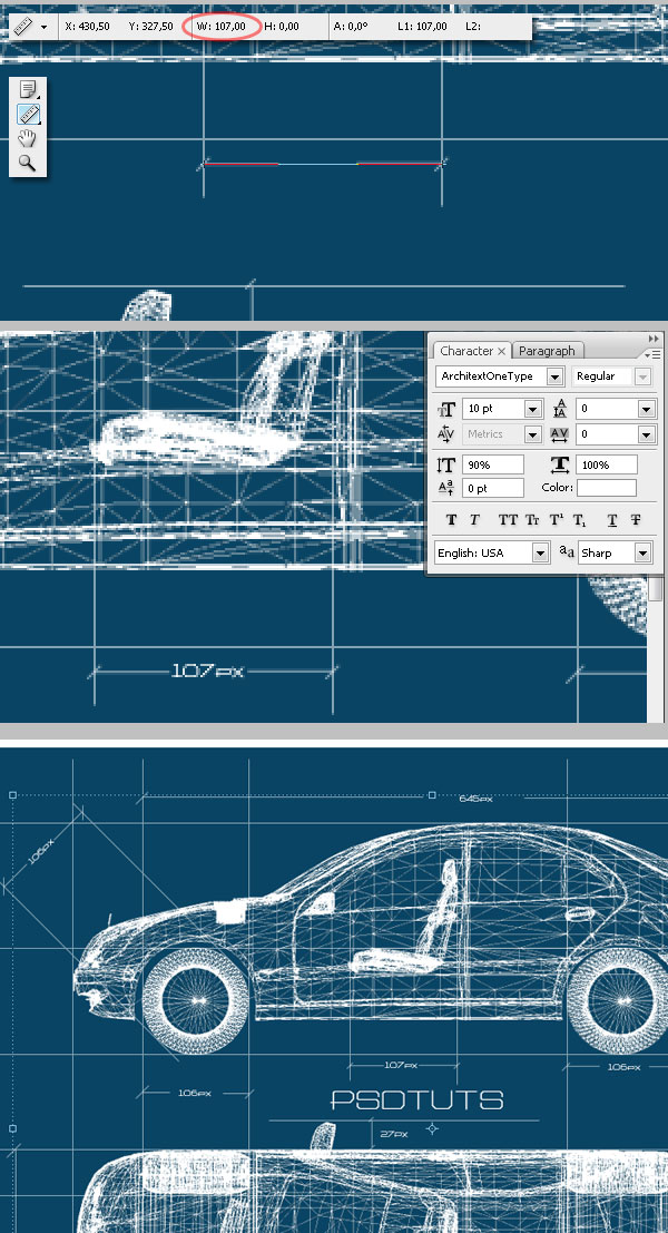 Create a Realistic Blueprint Image From a 3D Object
