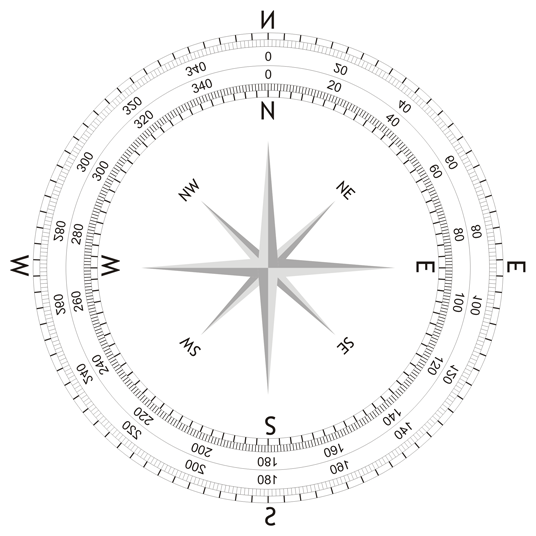 Design a Detailed Compass Icon in