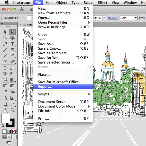 Quick Tip Exporting to Other File Formats in Adobe Illustrator