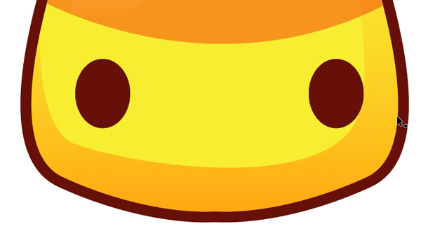 How to Make a Quick Kawaii Candy Corn Pattern for Halloween