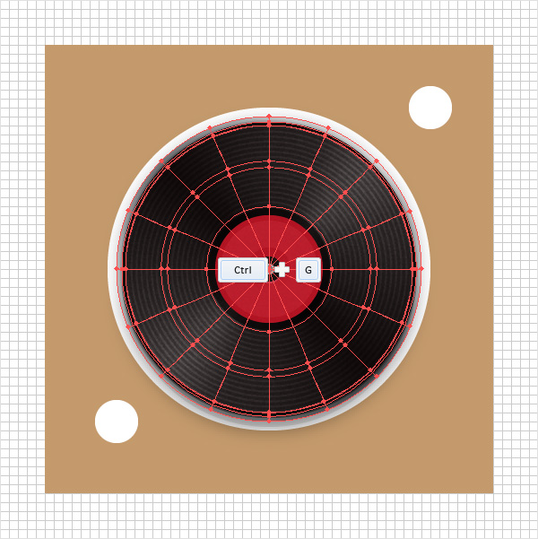 Create a Vinyl Record Player Icon in Adobe Illustrator