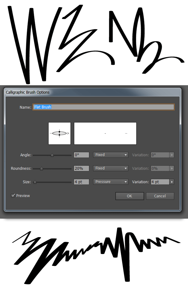 How to Make, Use, and Manipulate a Calligraphic Brush in Adobe Illustrator