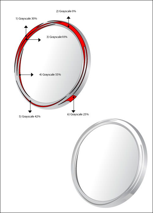 Draw a Shiny MakeUp Mirror with Adobe Illustrator
