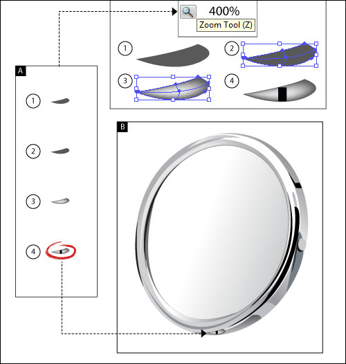 Draw a Shiny MakeUp Mirror with Adobe Illustrator
