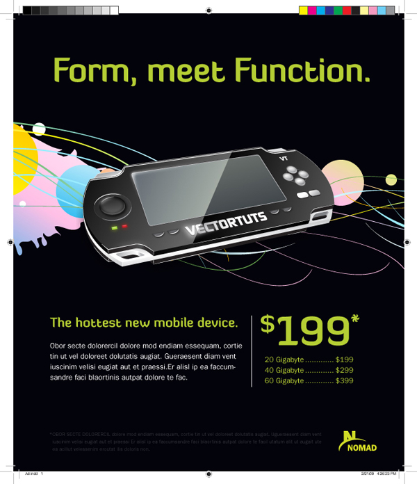 Design a Printready Ad in Adobe InDesign