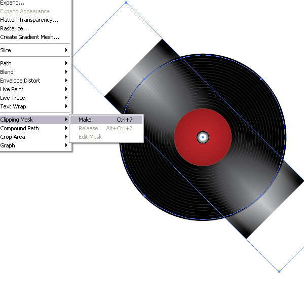Create a Pulsing Poster with a Vinyl Record and Grunge Type