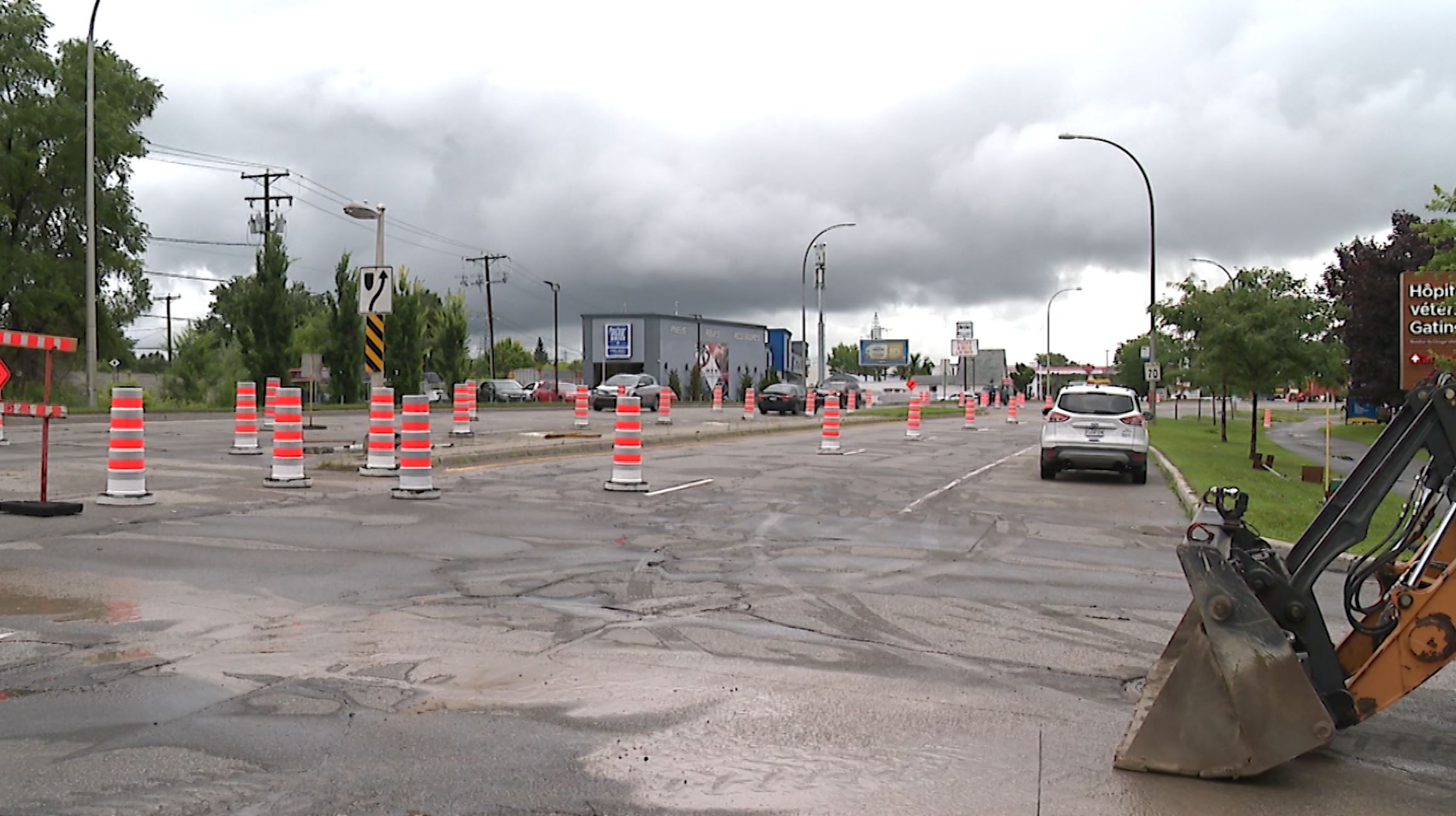 Affaissement du boulevard Maloney Ouest début des travaux la semaine