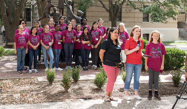 Texas A&M Summer Camps 2023 Girls Blossom In Aggie Stem Camp | Texas A&M Foundation