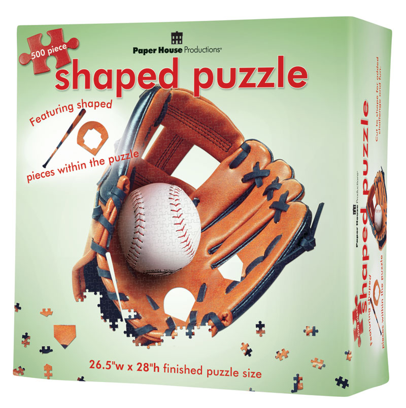 Baseball Glove 2, 500 Pieces, Paper House Productions Puzzle Warehouse