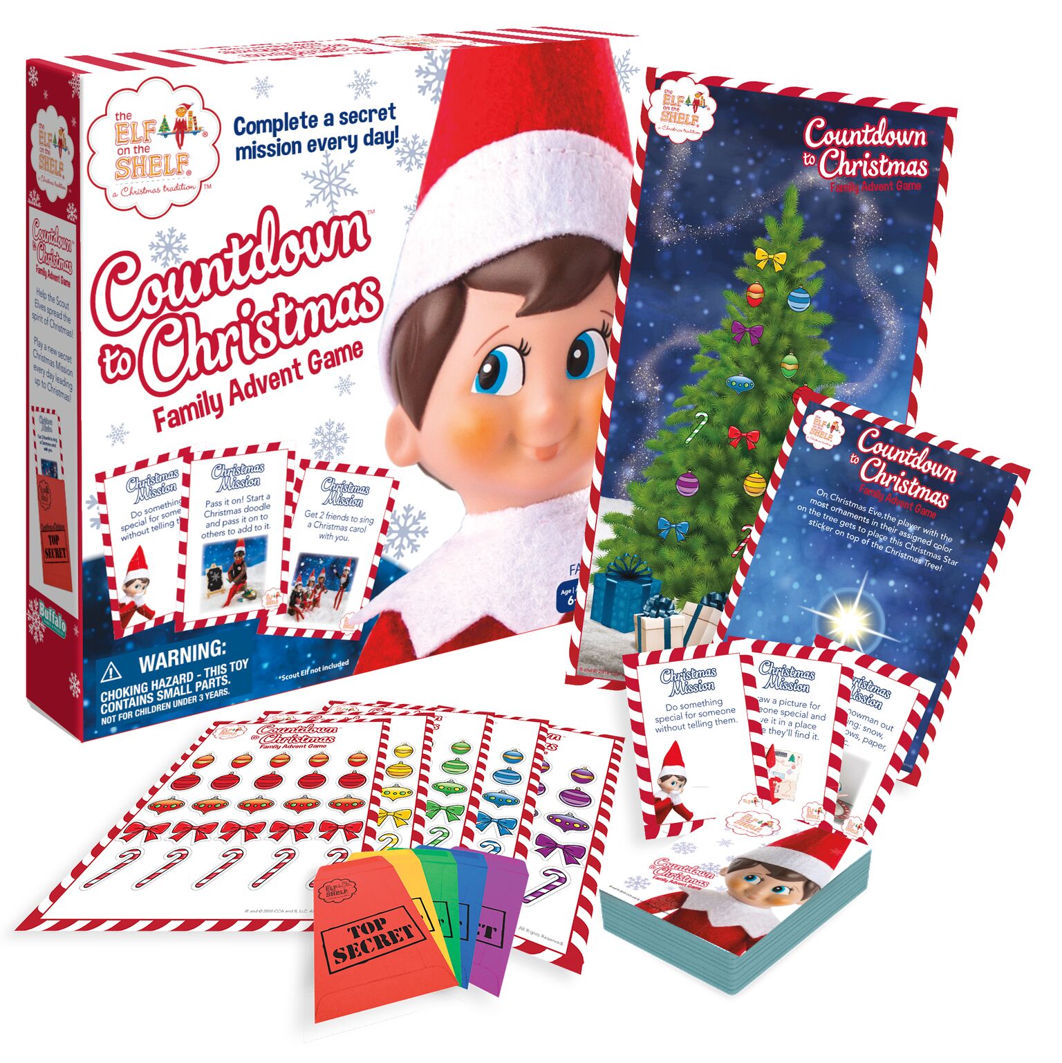Elf on the Shelf Countdown to Christmas, Buffalo Games Puzzle Warehouse