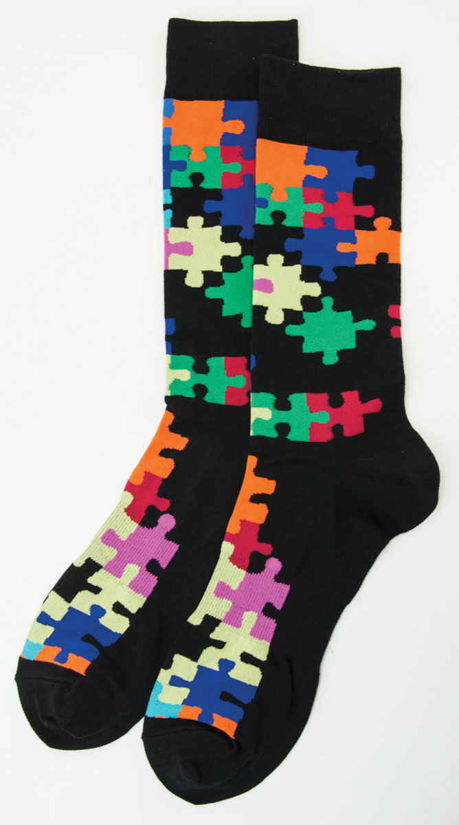 Women's Puzzle Socks, Springbok Puzzle Warehouse