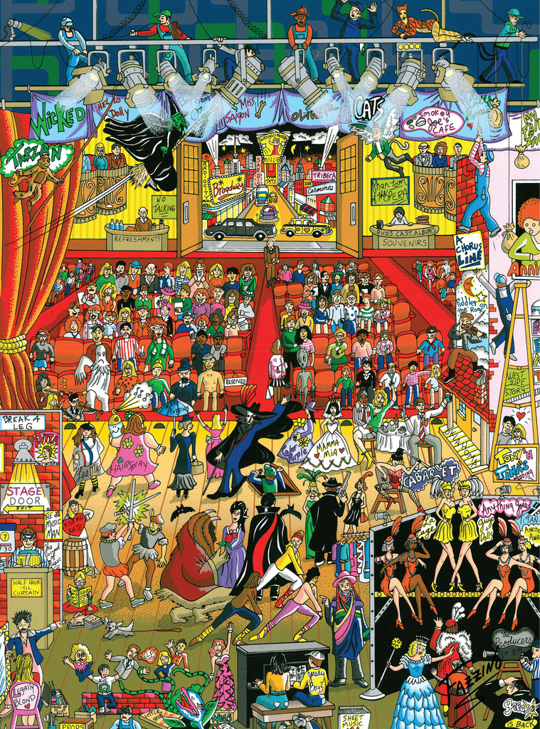 Backstage Broadway Jigsaw Puzzle