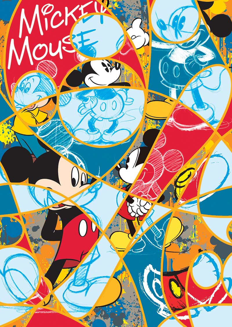Disney Expressions Timeless Mickey, 300 Pieces, MEGA Puzzles Puzzle