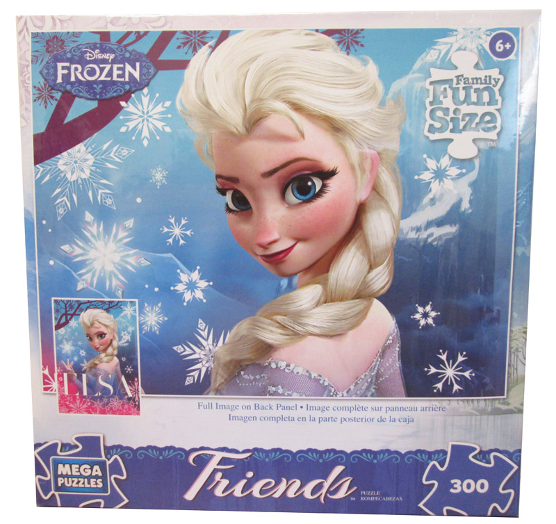 Disney's Frozen Friends Queen Elsa, 300 Pieces, MEGA Puzzles Puzzle