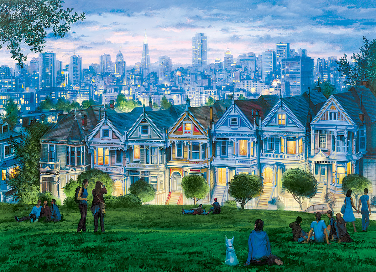 San Francisco, The Seven Sisters, 1000 Pieces, Eurographics Puzzle