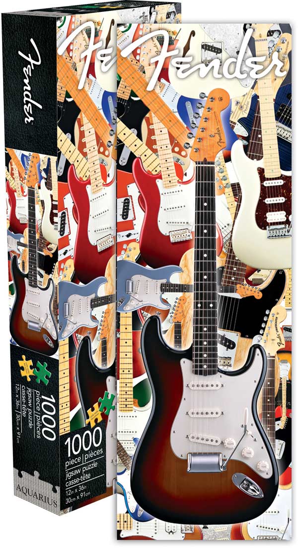 Fender Guitar Slim, 1000 Pieces, Aquarius Puzzle Warehouse