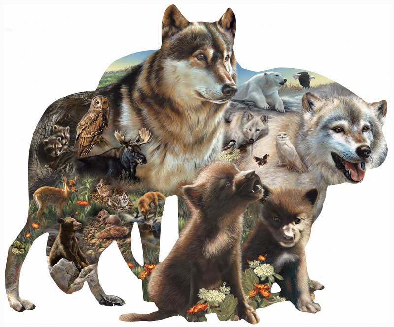 Wolf Pack, 1000 Pieces, SunsOut Puzzle Warehouse