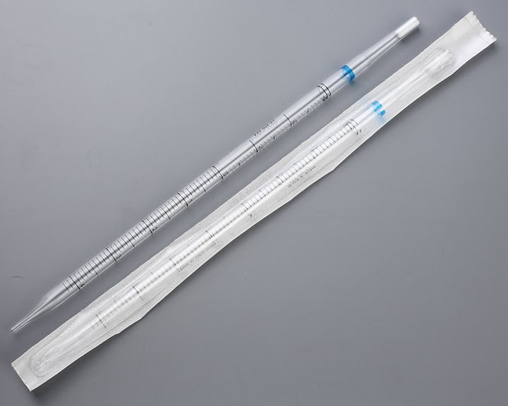 5ml Serological Pipette Blue Striped SciMart