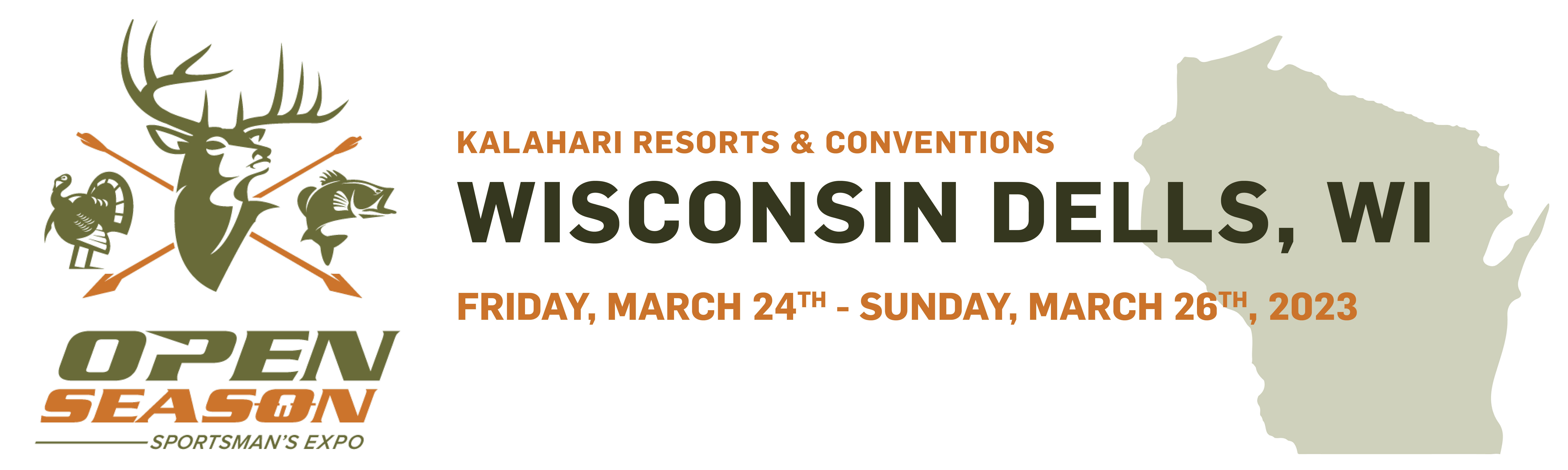 2023 Wisconsin Open Season Sportsman's Expo Wisconsin Dells