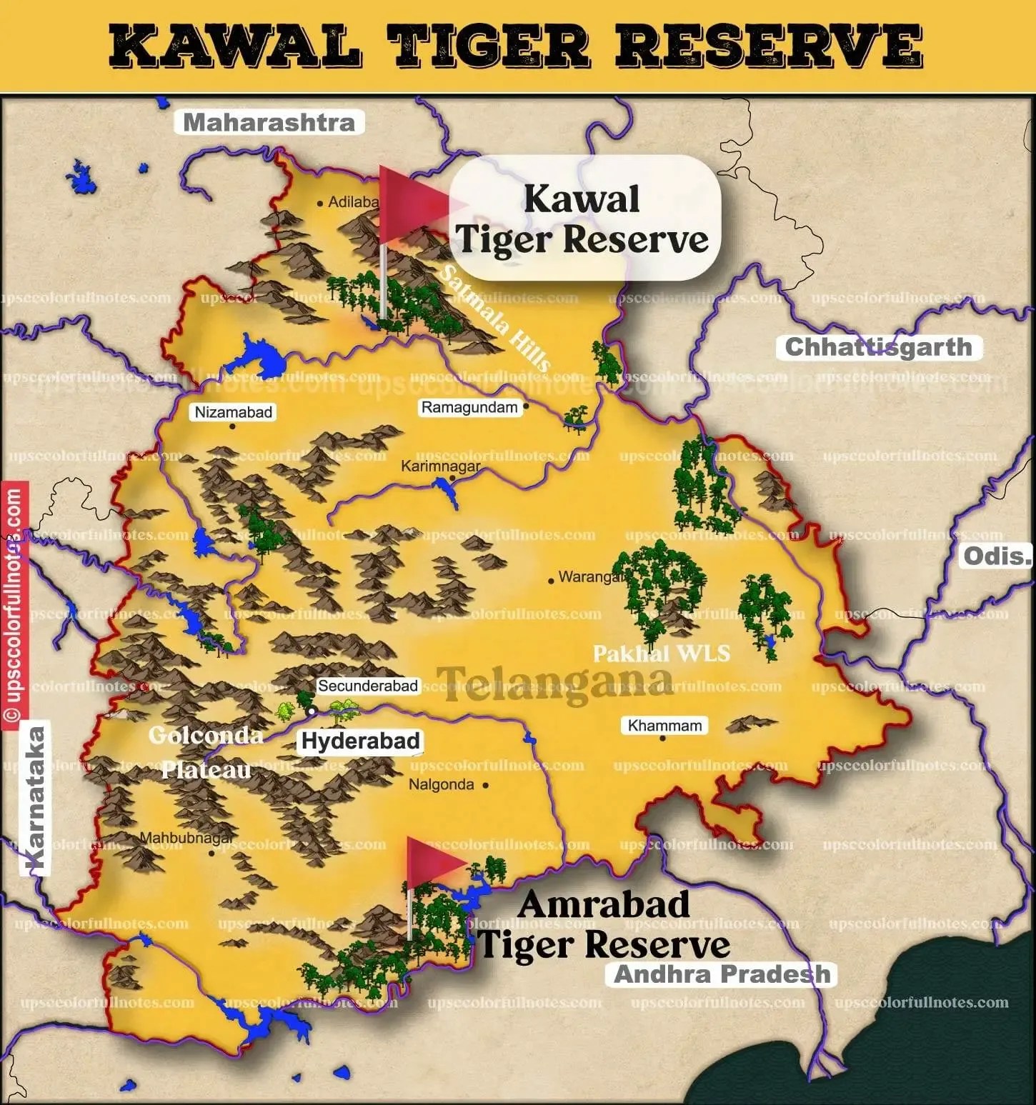 Kawal Tiger Reserve The Best Place to See the Big Cats of Telangana