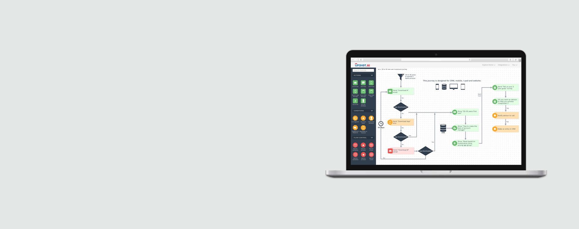 Journey Builder Upshot.ai