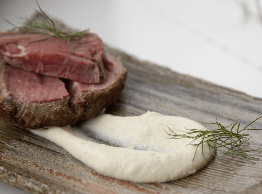Seared Tenderloin with a Fennel Puree
