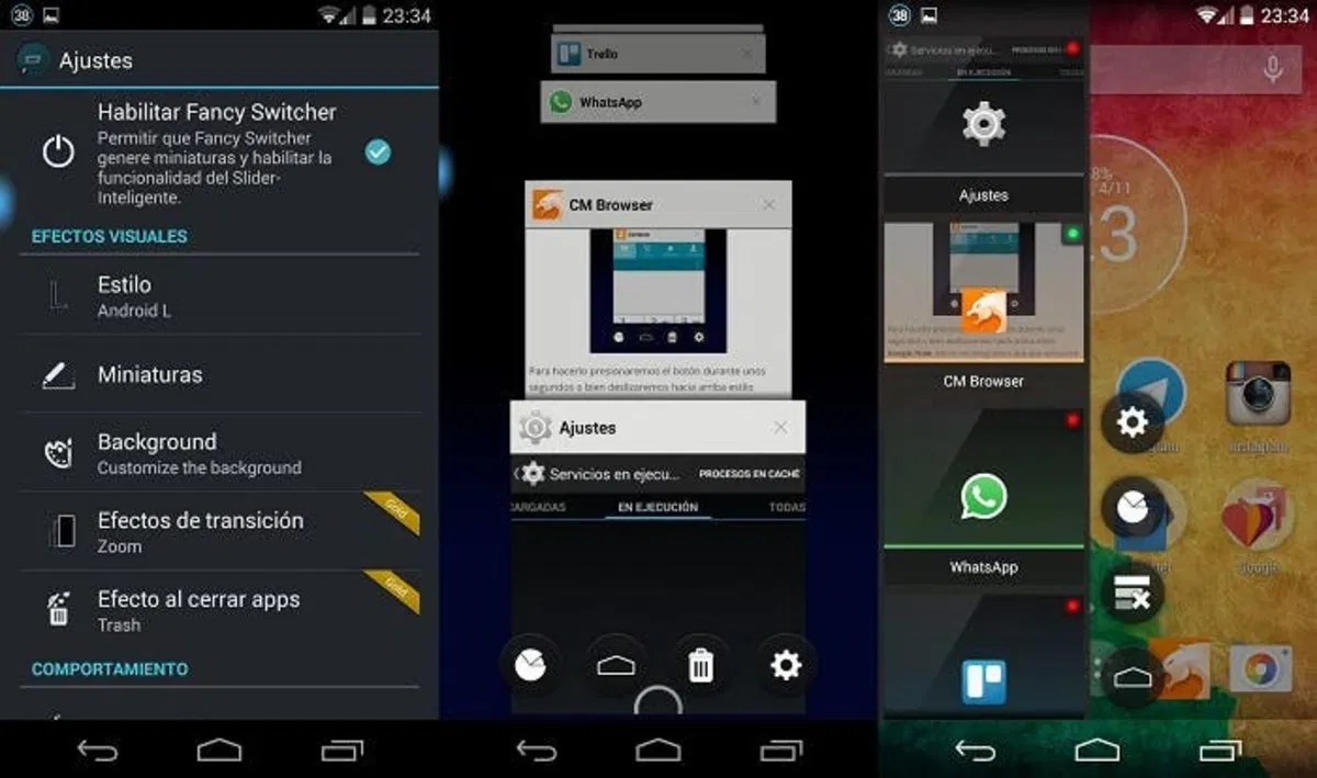 Instala la multitarea tridimensional de Android 5.0 en tu terminal