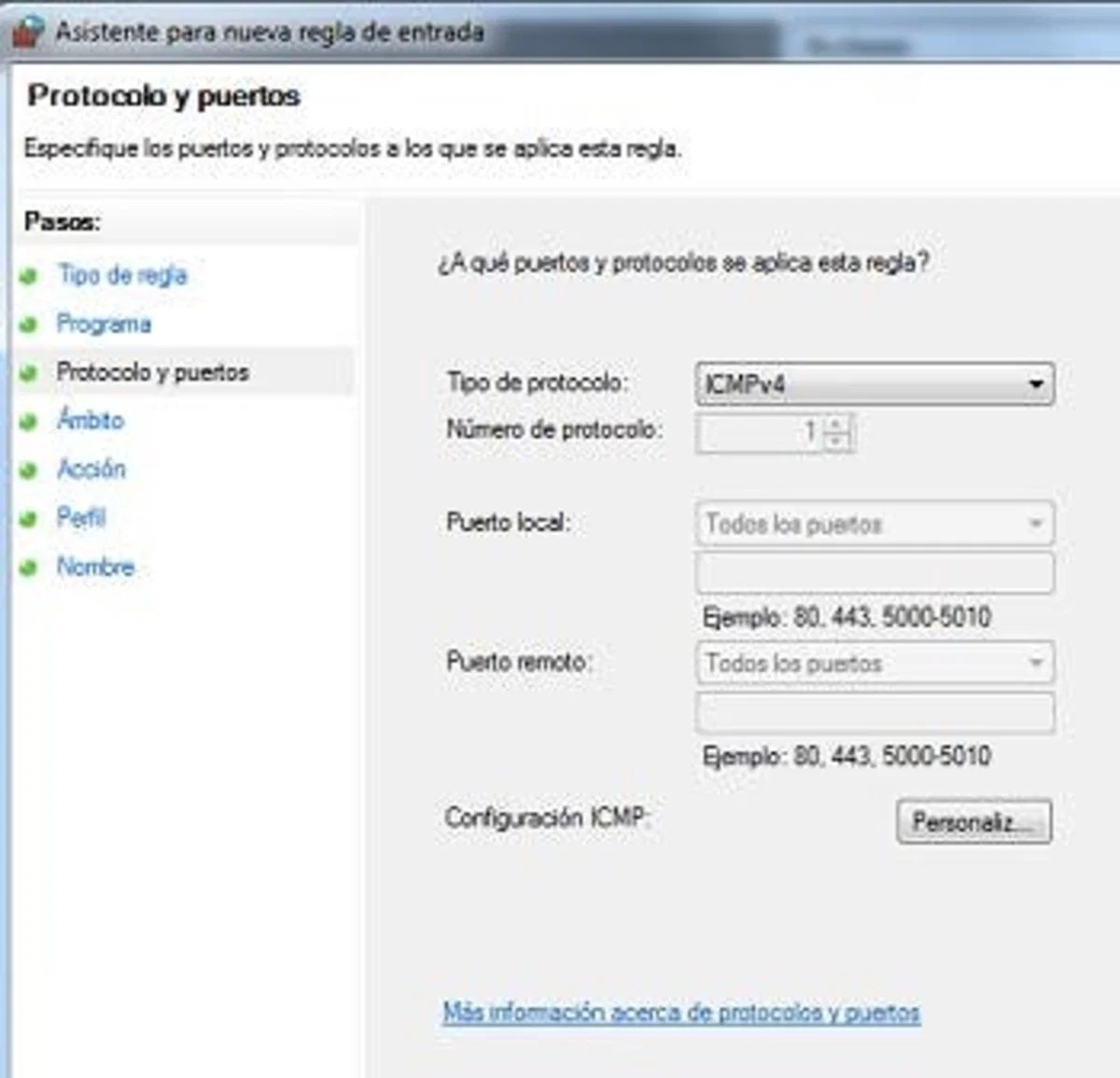 Cómo configurar el firewall de Windows para que acepte pings