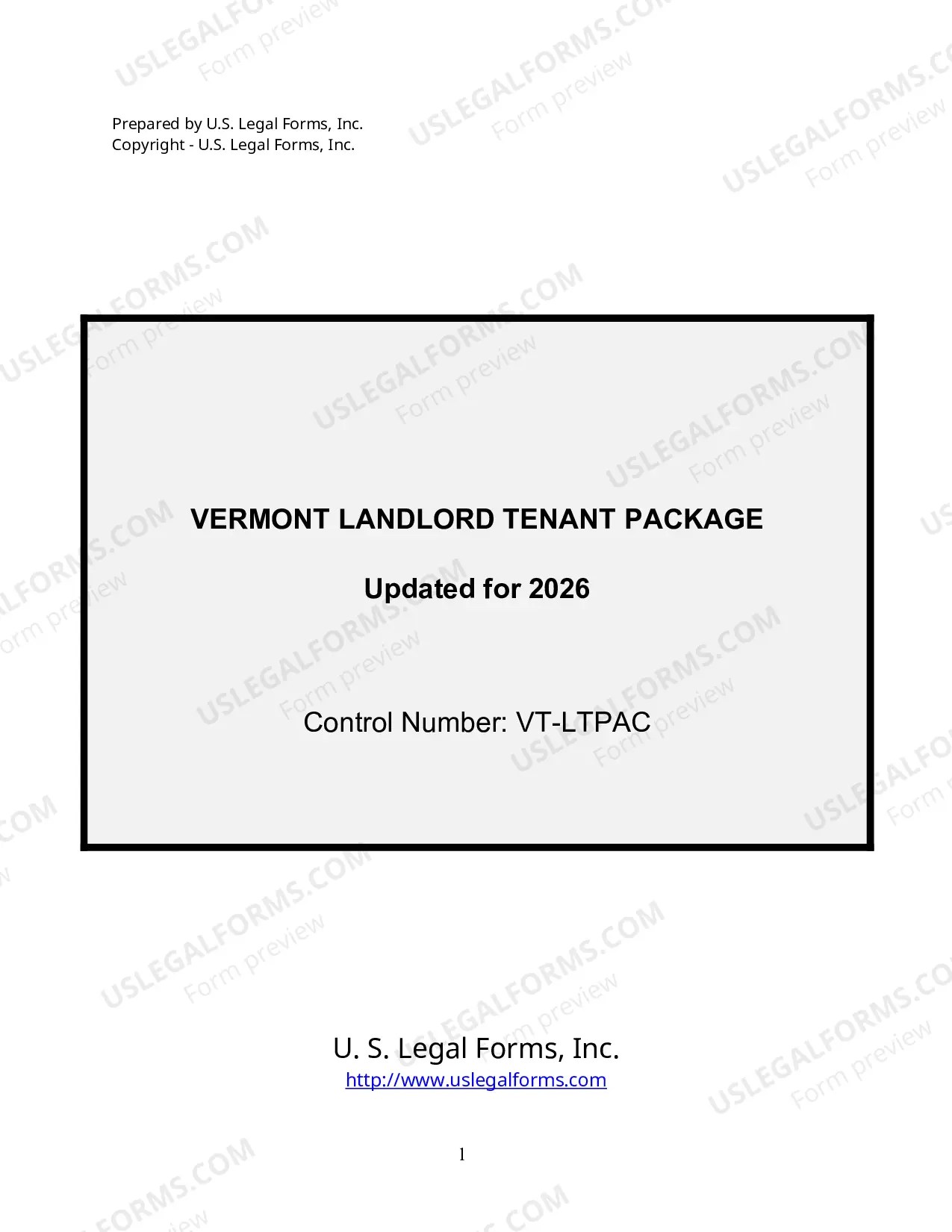 Vermont Residential Landlord Tenant Rental Lease Forms and Agreements