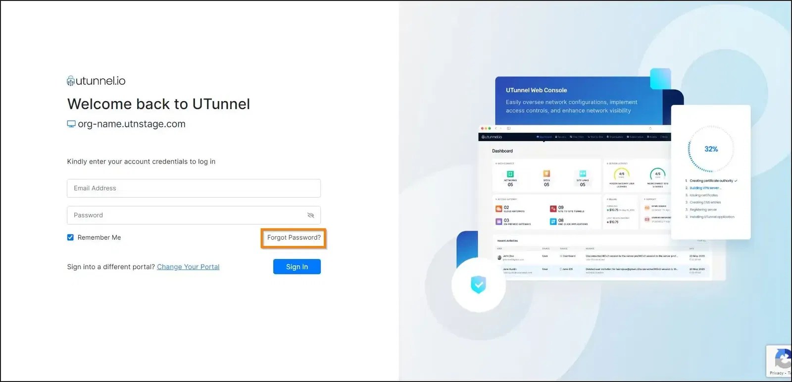 How to Reset or Change Account Password