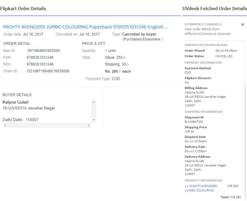 Flipkart Order Id Details Best Online