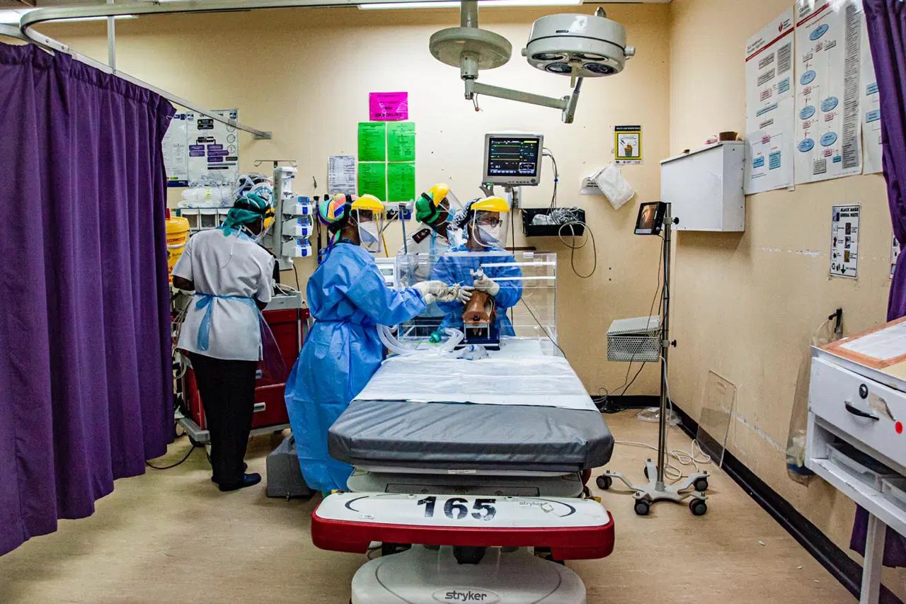 South African doctors design virus 'box' to protect healthcare workers