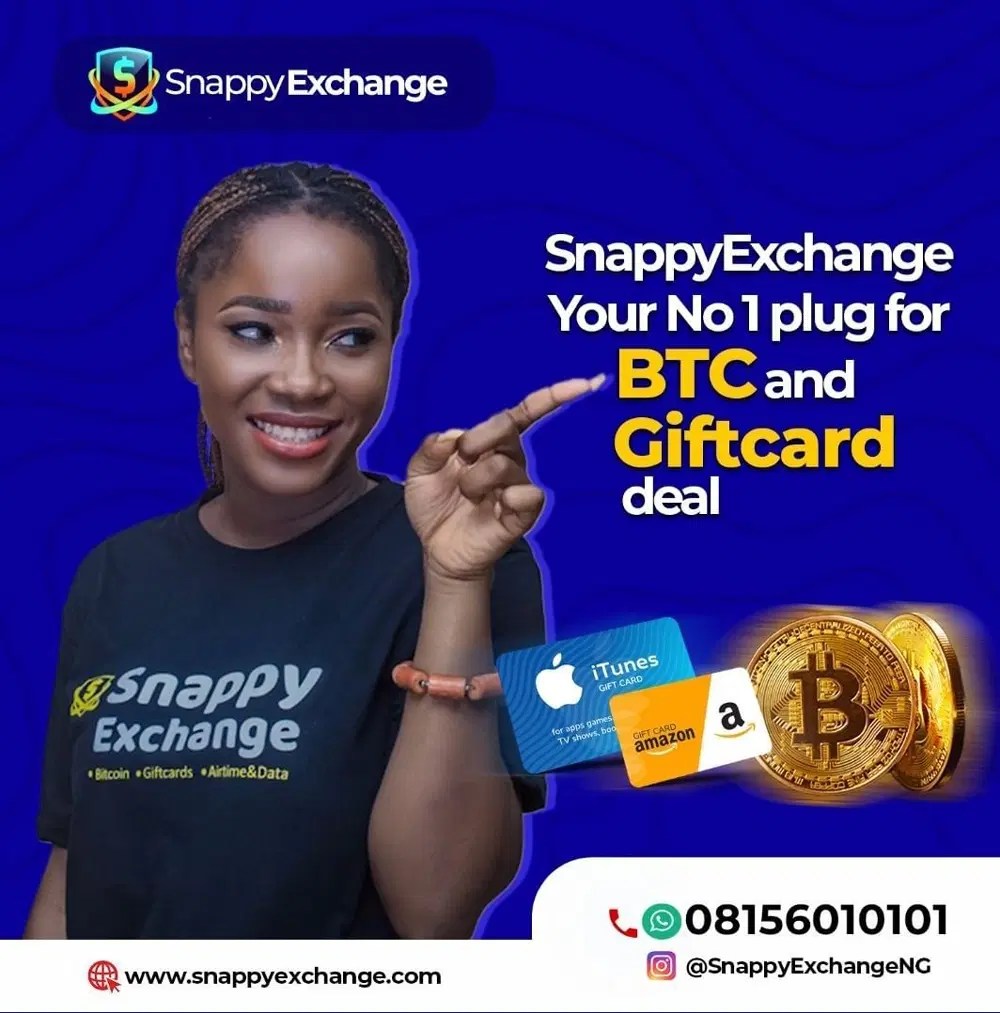 Snappy Exchange A Plug For Cryptocurrency and Gift Card Trading