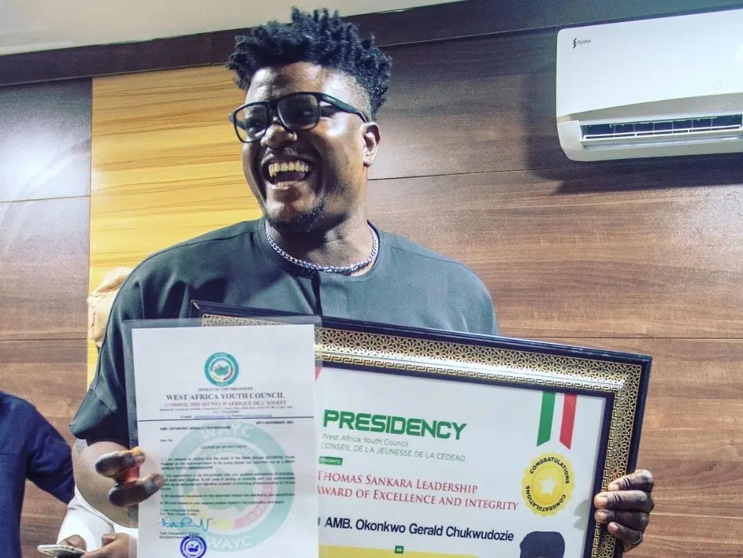 Parkit Founder, Gerald Okonkwo appointed ECOWAS Youth Ambassador